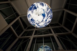 Piner Geospatial Center Globe Chandelier